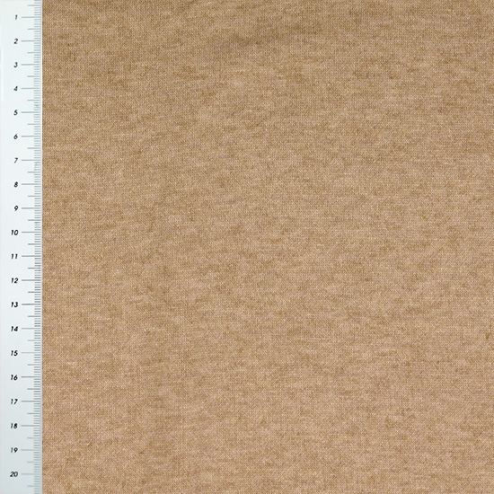 Preview: Weicher Strickstoff in Karamell/Melange. Ideal für kuschelige Pullover, Cardigans, Strickkleider, Muetzen oder auch Decken.