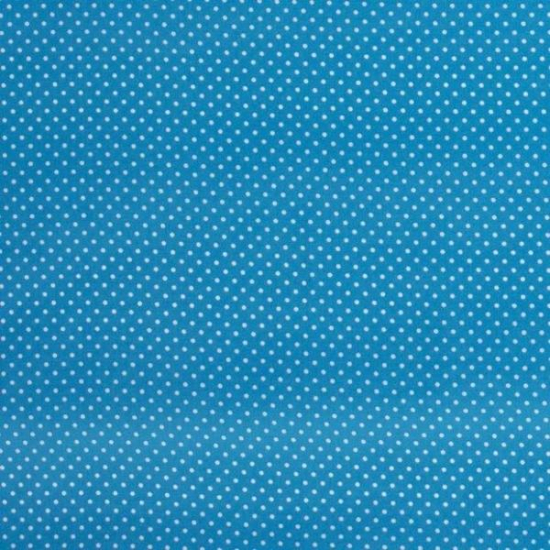 Preview: Baumwollstoff in aqua mit verschiedenen Mustern.