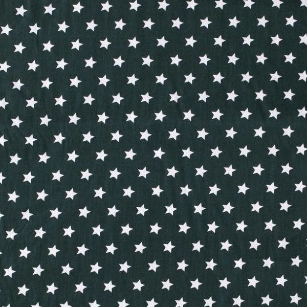 aumwollstoff in Tanne mit verschiedenen Mustern.