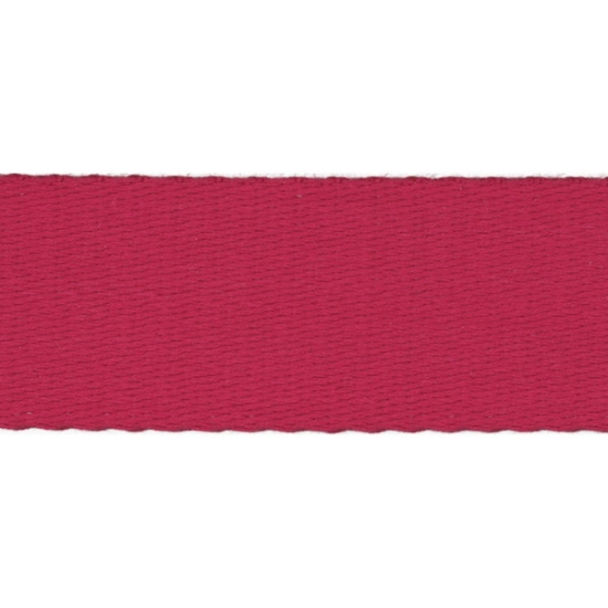 Weiches Gurtband aus Baumwollmix in fuchsia unifarben