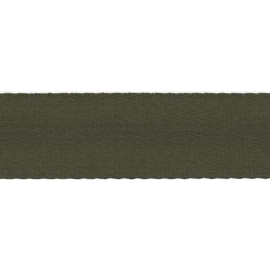 Weiches Gurtband aus Baumwollmix in khaki unifarben