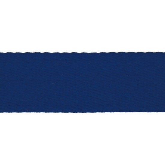 Weiches Gurtband aus Baumwollmix in royalblau unifarben
