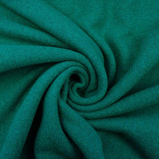 Italienischer Baumwollstrick von Swafing in petrol