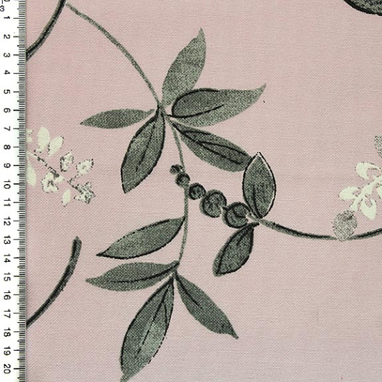 Preview: Dekostoff  - Beautiful Flower - Rosa