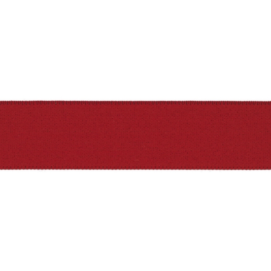 elastisches Gummiband mit einer breite von 25mm-50mm in rot gemustert