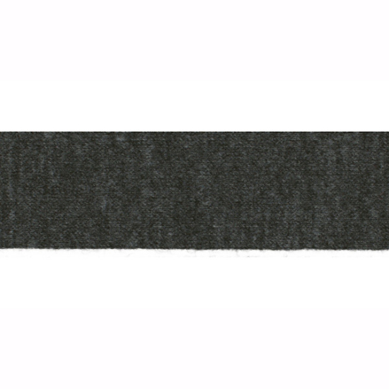 Elastisches Viskoseschrägband in dunkelgrau melange gemustert