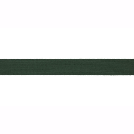 Elastisches Viskoseschrägband in flaschengrün gemustert