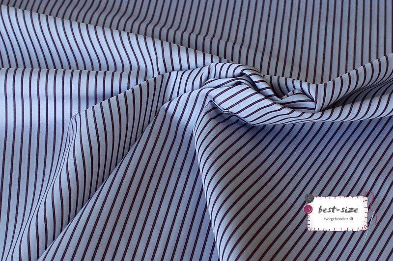 feiner baumwollstoff in weiss mit streifen in rot und schwarz