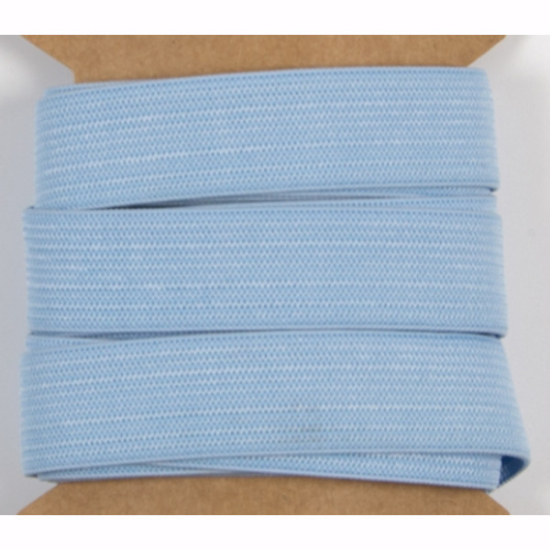 Preview: elastisches gummiband mit einer breite von 20mm in hellblau