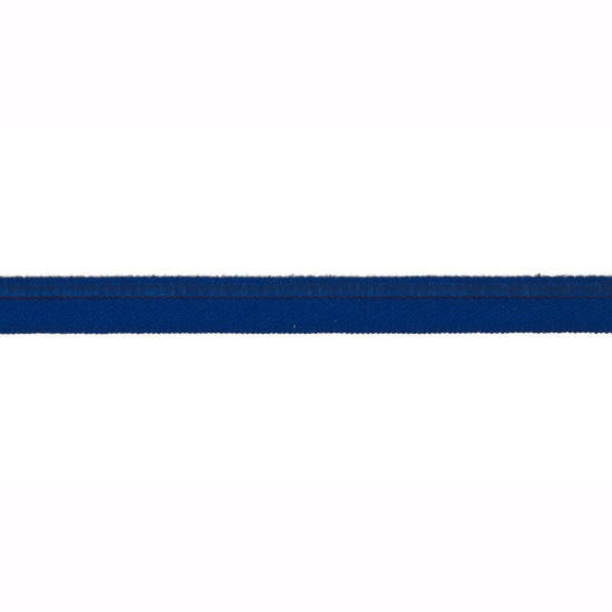 elastisches paspelband in royalblau gemustert