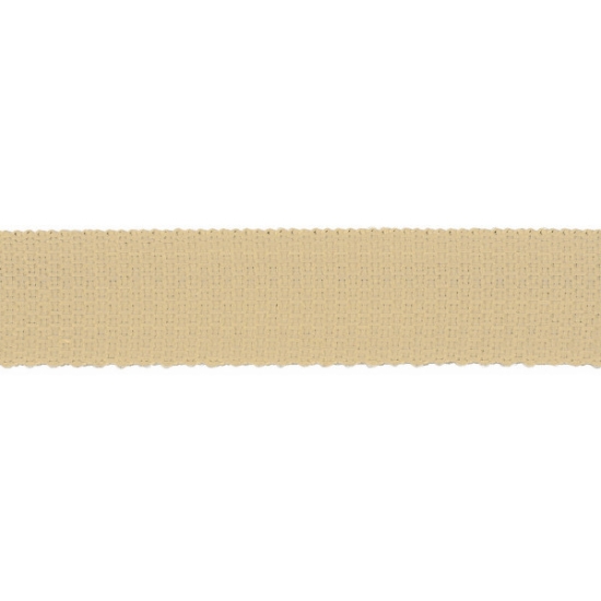 Gurtband mit einer Breite von 25mm oder 40mm in ecru unifarben