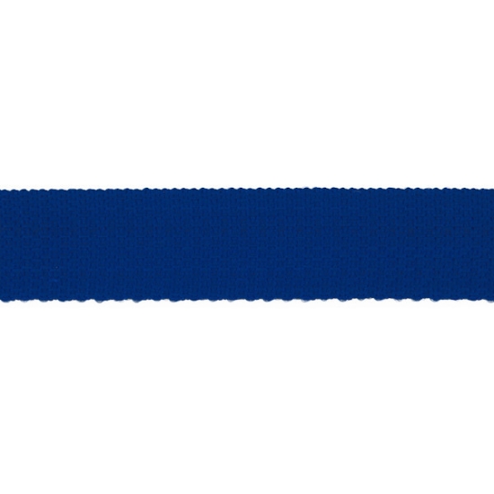 Gurtband mit einer Breite von 25mm oder 40mm in royalblau unifarben
