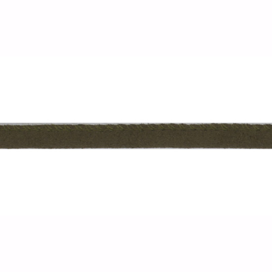 Kunstlederkordel mit einem Durchmesser von 6mm in khaki