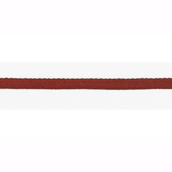 Kunstlederkordel mit einem Durchmesser von 6mm in rot.