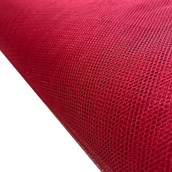 Preview: tuellstoff uni in dunkelrot