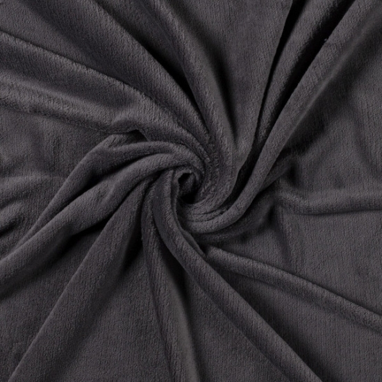 wellnessfleece uni in dunkelgrau