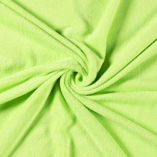wellnessfleece uni in leuchtgrün
