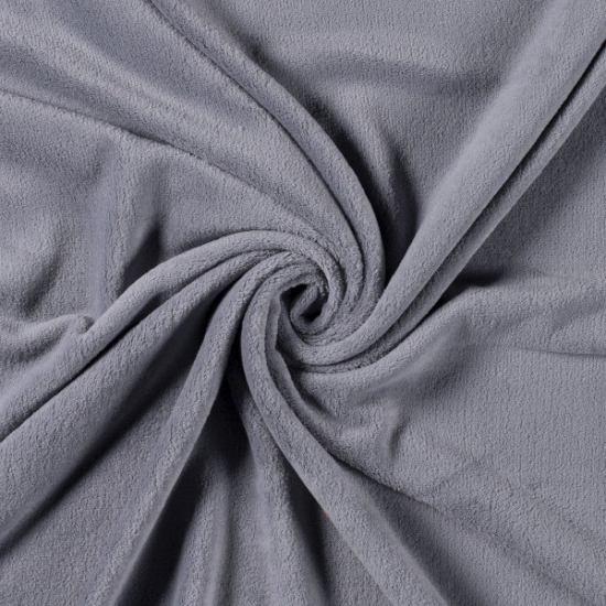 wellnessfleece uni in mittelgrau