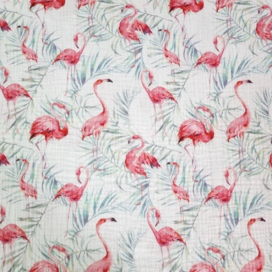 Swafing Musselin Serie Thea mit Flamingos