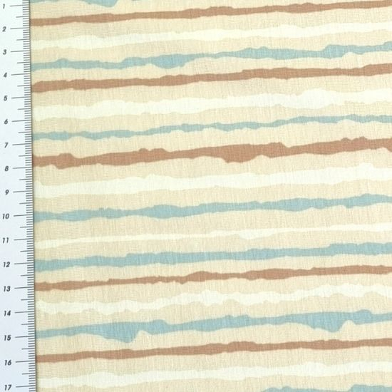 Jersey in sandbeige mit freestyle Stripes