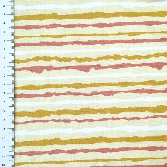 Jersey in sandbeige mit freestyle Stripes