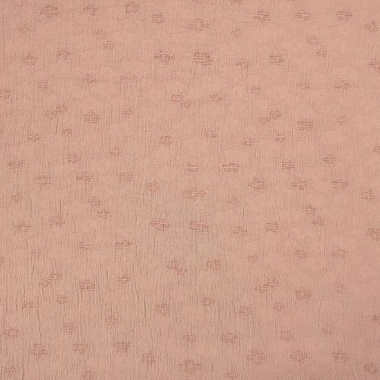 weicher leichter Musselin melange in puderrosa mit Jacquard Muster