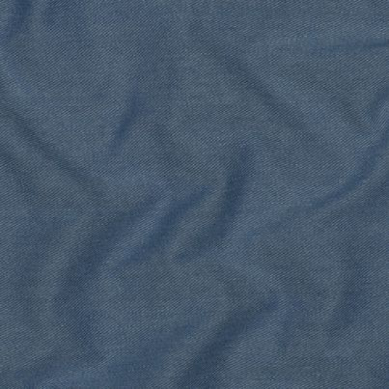 Weich fließender Knit Twill in Jeansoptik in jeansblau