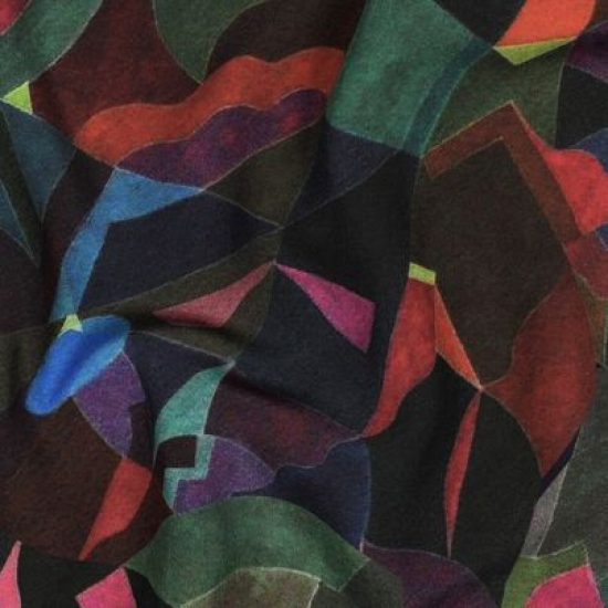 Angenehm weicher Ecovero in bunten Farbtönen mit Colorwaves Print