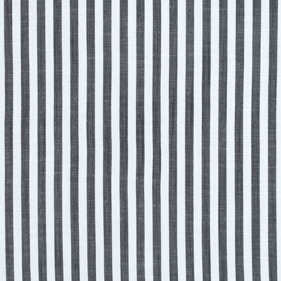 Weiche luftige Viskose in weiß/dunkles jeansblau garngefärbten Streifen