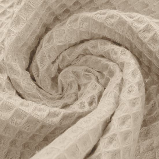 waffelpique in beige