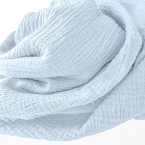 Weicher Double Gauze Musselin aus 100% Baumwolle.