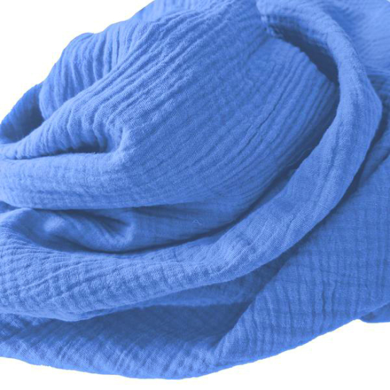 Weicher Double Gauze Musselin aus 100% Baumwolle.