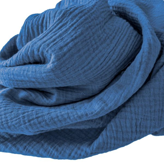 Weicher Double Gauze Musselin aus 100% Baumwolle.