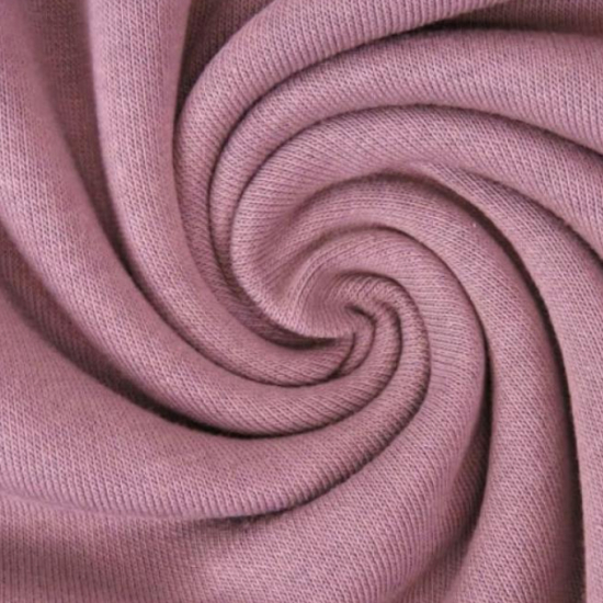 sweatshirtstoff uni in altrosa