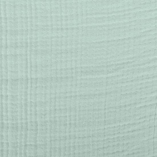 Weicher blickdichter Musselin 6-lagig in mint