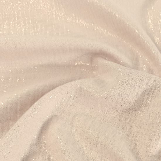 Zarter weicher Musselin in eiskaramell mit Schimmereffekt