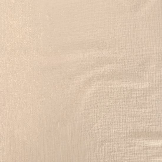 Zarter weicher Musselin in eiskaramell mit Schimmereffekt