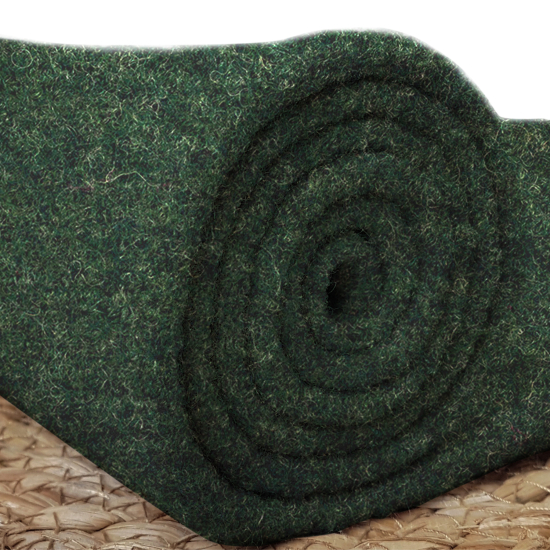 Walkloden Naomi in Grün-Melange