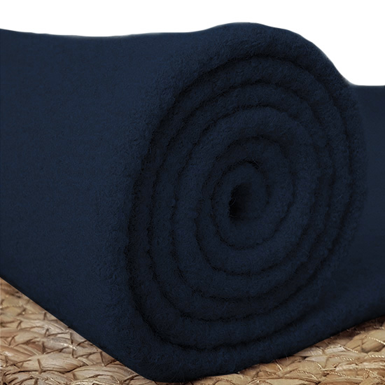 Walkloden in Atlantikblau