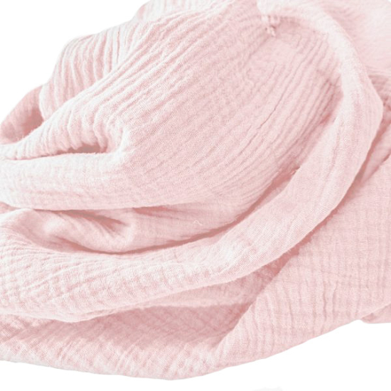 Weicher Double Gauze Musselin aus 100% Baumwolle.