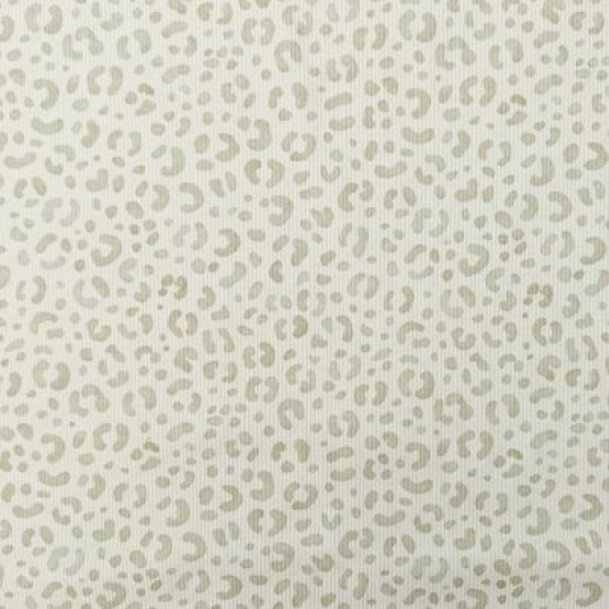 Superweicher Ribjersey aus Eigenproduktion in ecru mit Mini Leoprint in Salbei