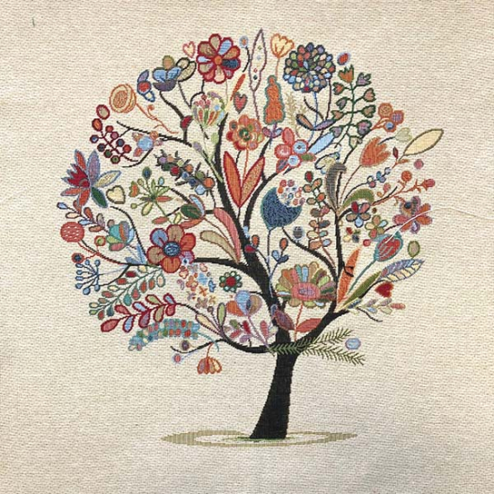 Gobelin Panel mit einem Baum