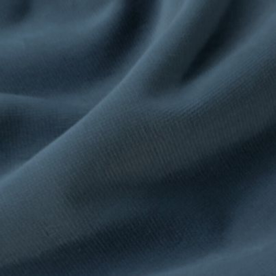 Robuster Baumwoll-Samt in Jeansblau