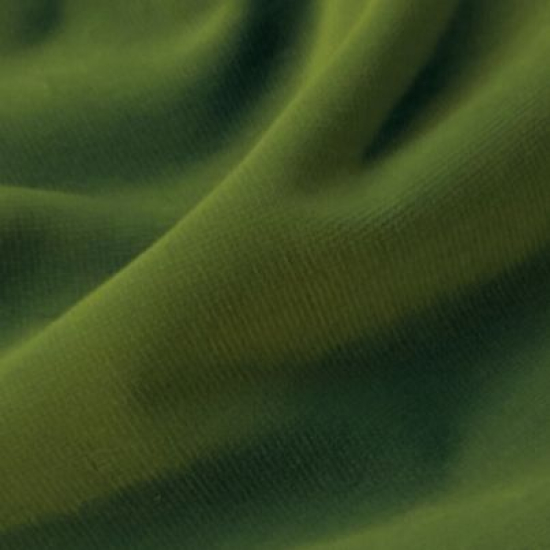 Robuster Baumwoll-Samt in Grasgrün