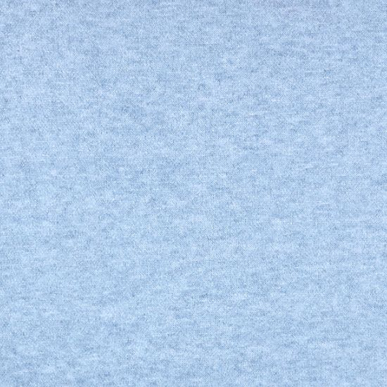 Weicher Strickstoff in hellem blau.
