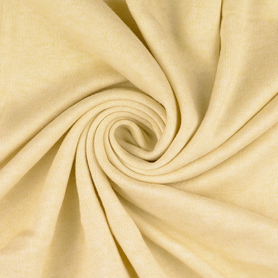 Weicher Strickstoff in Vanille/Melange. Ideal für kuschelige Pullover, Cardigans, Strickkleider, Muetzen oder auch Decken.