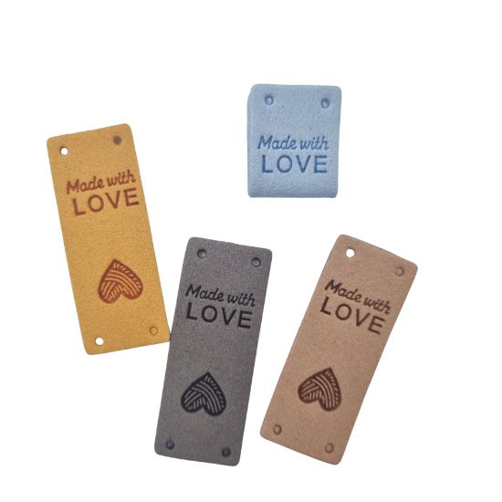 Label Handmade with Love Herz