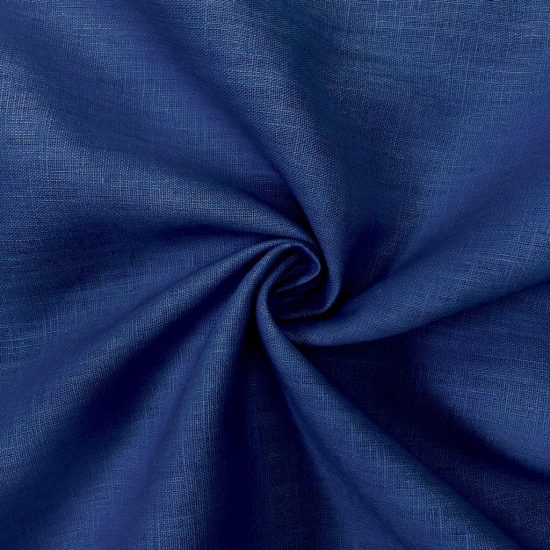 Leichter Leinenstoff in marine.
