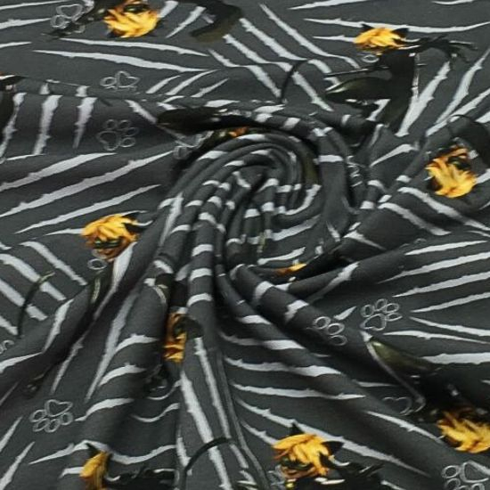 Baumwollstoff für Kinder mit Motiven von Cat Boy  aus der Serie "Miraculous- Die Abenteuer von Lady Bug und Cat Boy"