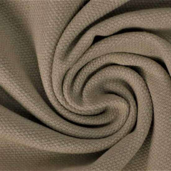 baumwoll canvas in dunkelbeige